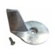 Perf metals anode, Trim Tab Mercury
