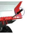 Ultratec Liftarm handle PVC svart 20x125