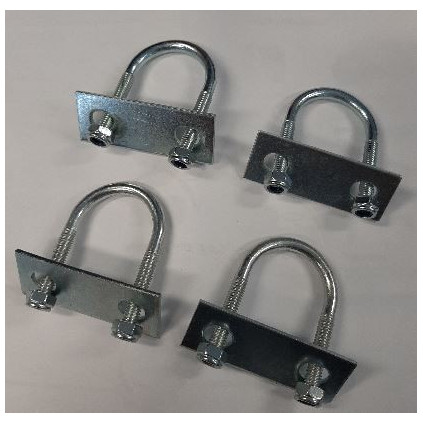 GKA Universal mounting set U-form (4pcs)