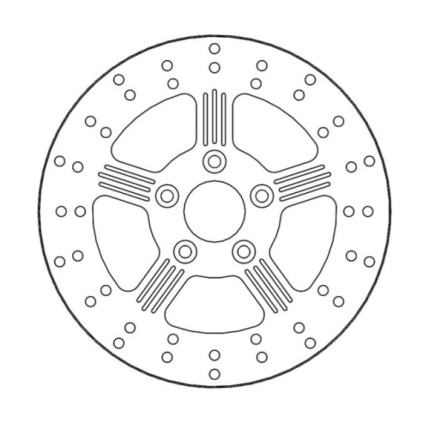 Motomaster Brakedisc Harley Adrian rear Ø292