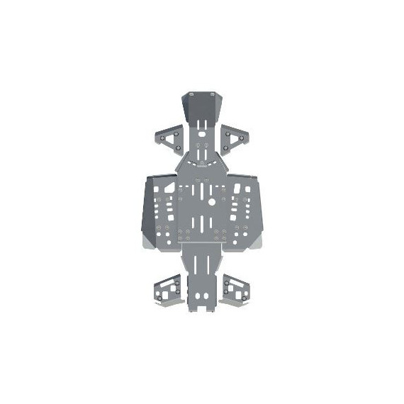 Storm Skid plate Alu CF Moto