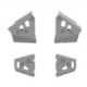 Storm A-arm plates Alu Honda TRX500FA6 2018-