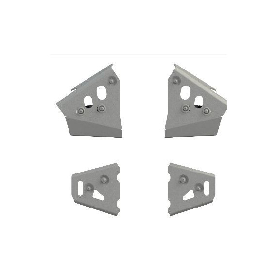 Storm A-arm plates Alu Honda TRX500FA6 2018-