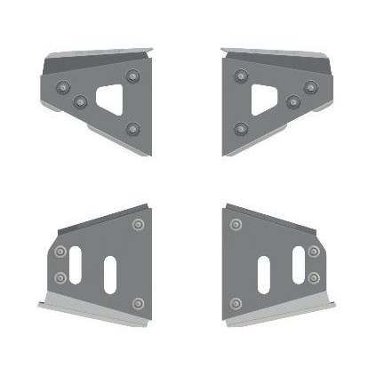 Storm A-arm plates Alu Polaris Ranger 570 2015-