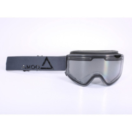 AMOQ Vision Snow Goggles Dark Grey-Black - Clear