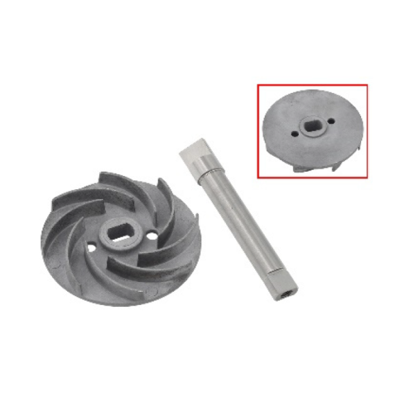 Bronco Waterpump shaft with impeller