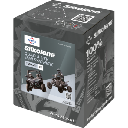 Silkolene Quad ATV 10W-40 4L CUBE 