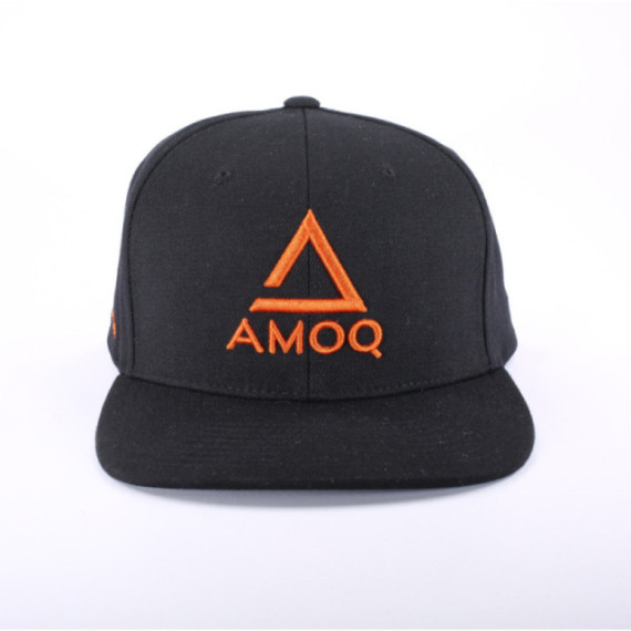 AMOQ Original Snapback Cap Black/Orange