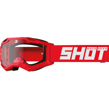 SHOT Goggles Assault 2.0 Solid Red Glossy