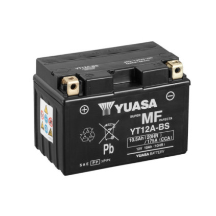 Yuasa Battery,YT12A(WC) filled with acid (6)