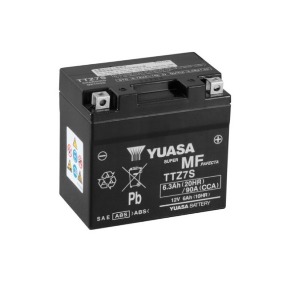 Yuasa Battery,TTZ7S(WC) filled with acid (10)