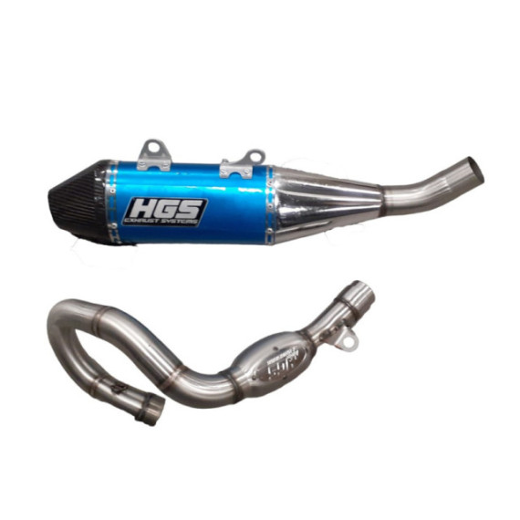 HGS Exhaust system 4T Complete set new design KTM450SX-F 19- Blue
