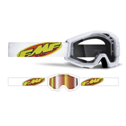 FMF POWERCORE Goggle Core White - Clear Lens