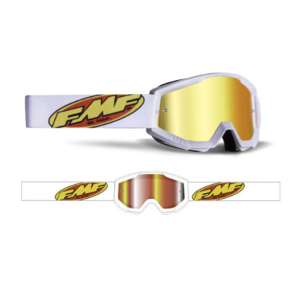 FMF POWERCORE Goggle Core White - Mirror Red Lens