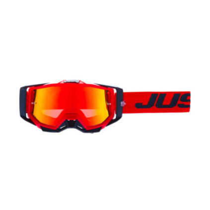 Just1 Goggle Iris 2.0 Logo Red - Black Mirror Red Lens 