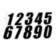TMV Pro Digits 130mm Black '5' (3pcs)