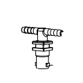 Fimco Double hose shank (3/8 Hose)