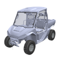 Polycarbonate windshield (no wiper, washer) Segway Fugleman (fitting to original