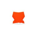 UFO Front number plate SX/SX-F 125-450 23- Flou Orange FFLU
