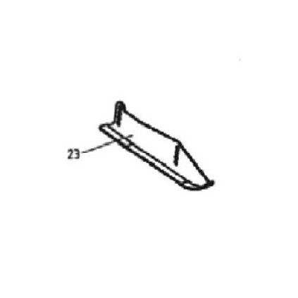 Bronco Adjustment plate Right for flail mower 77-12490