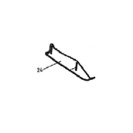 Bronco Adjustment plate Left for flail mower 77-12490