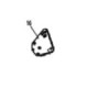 Bronco Support plate Right for flail mower 77-12490