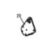 Bronco Support plate Left for flail mower 77-12490