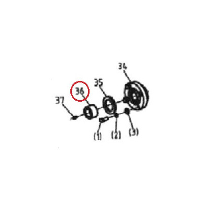 Bronco Oil seal sleeve for flail mower 77-12490