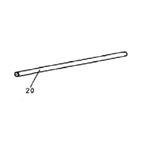 Bronco Adjusting plate axle for flail mower 77-12490