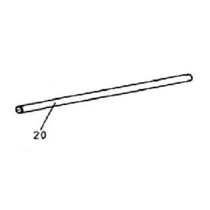 Bronco Adjusting plate axle for flail mower 77-12490