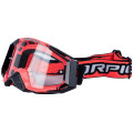 SCORPION Goggle black/red antifog clear