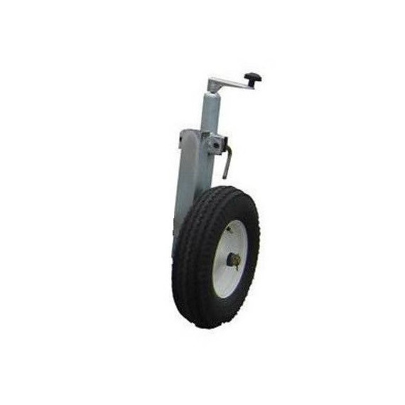 Complete wheel left incl. bracket for road scraper 77-12182