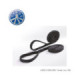 Fender line black 8mm x 2m spliced eye