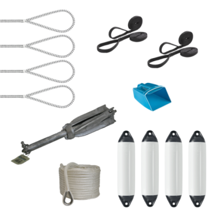 Liros Mooring kit White 12mm