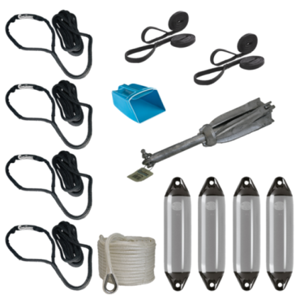 Liros Mooring kit Grey 14mm