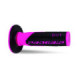 Progrip Grips 801: 22/25mm x 115mm, black/fluorpink