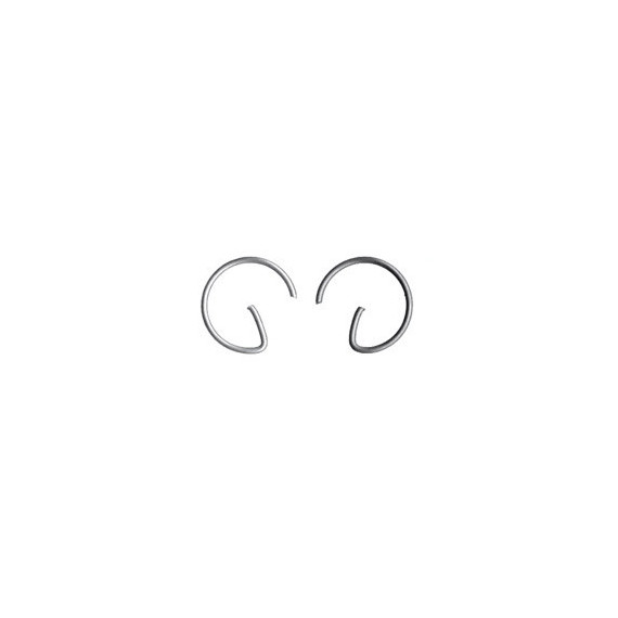 Forte Piston pin clips, 12mm, Pair