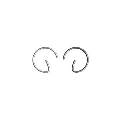 Forte Piston pin clips, 10mm, Pair