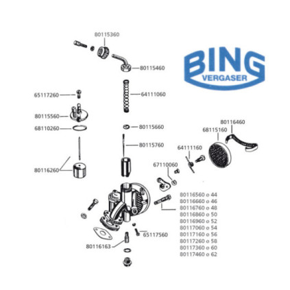 Bing Carbureto needle clip