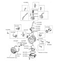 Dellorto Idle adjustment screw kit, Dellorto SHA/SHBA