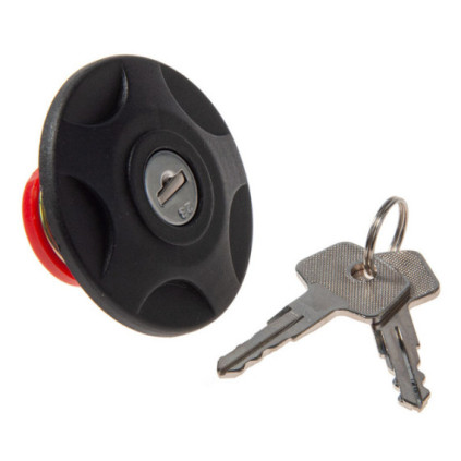 Forte Fuel tank cap, Lockable, 30mm, Universal