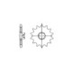 Forte Front sprocket, 13 teeth (415), Puch / Tunturi