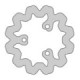 Delta Braking Brake disc, Rear, Ø180mm, Aprilia / Derbi Senda / Gilera / Rieju