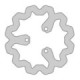 Delta Braking Brake disc, Rear, Ø220mm, Aprilia RX,SX / Derbi Senda
