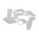 Garage Fairing kit, White, Rieju MRT 50 15- , (7-delar)