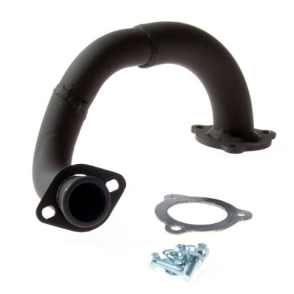 Turbo Kit Exhaust header pipe, Black, Racing, Aprilia SX 06- / Derbi Senda 10-