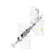 Forte Clutch drive shaft, inc. Bearing, Tunturi / Puch