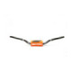 Scar Handlebar O² COLOR Ø28,6 (1 1/8”) - KTM 85SX - BLACK Bar - ORANGE Bar pad