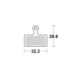 Motomaster Brake pad bicycle Sinter Sport: Shimano G type