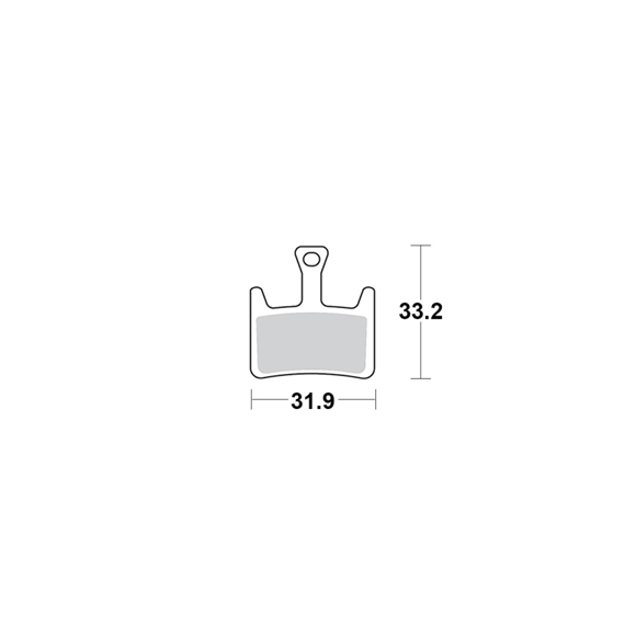 Motomaster Brake pad bicycle Organic: Hayes Prime
